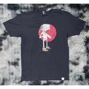 Upper Playground Navy Graphic Short Sleeve T-Shirt